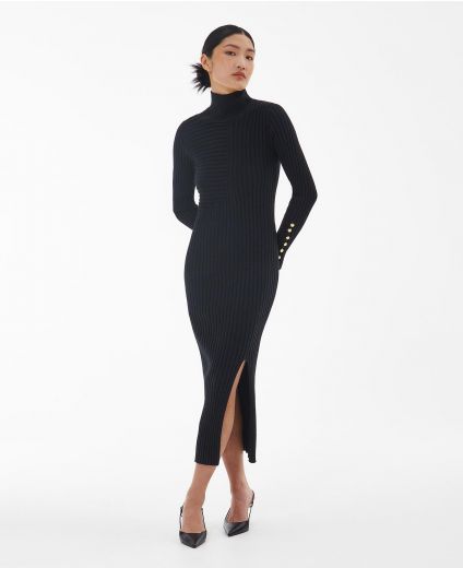 Barbour Bordley Knitted Midi Dress