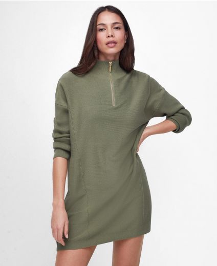 B.Intl Louda Half-Zip Knitted Dress