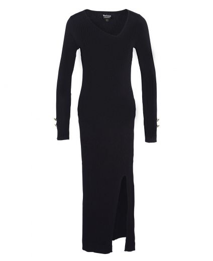 Piquet Knitted Midi Dress