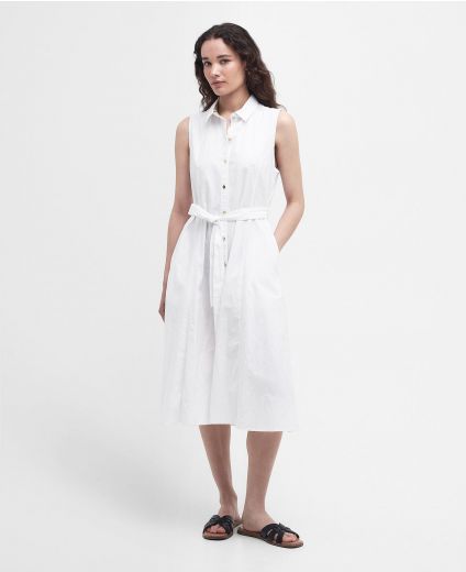 Reil Sleeveless Shirt Dress