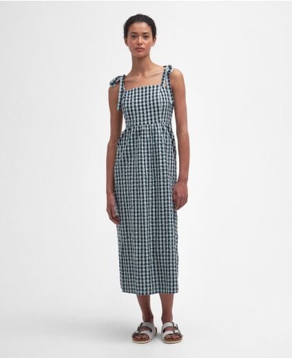 Abigail Gingham Midi Dress