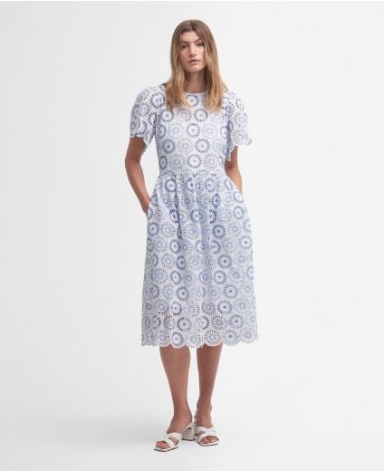 Juliette Broderie Midi Dress