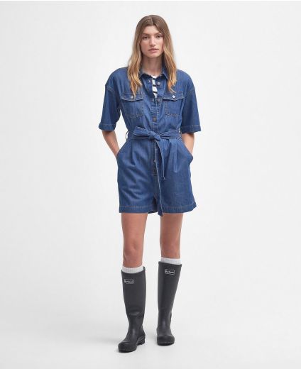 Evelyn Denim Playsuit