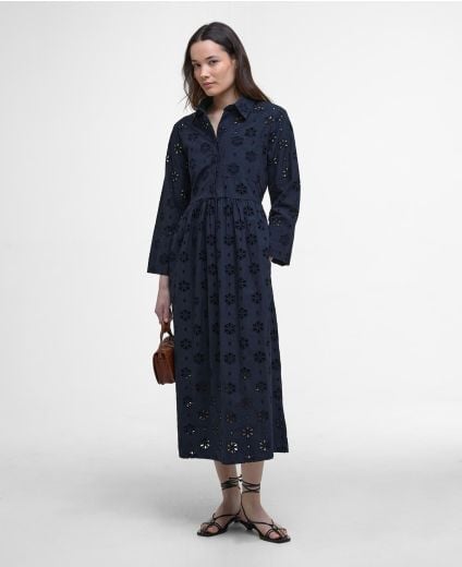 Melissa Broderie Anglaise Midi Dress