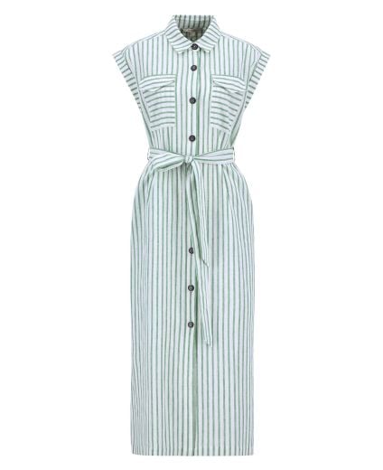 Abby Striped Midi Dress