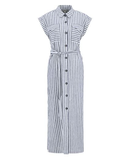 Abby Striped Midi Dress
