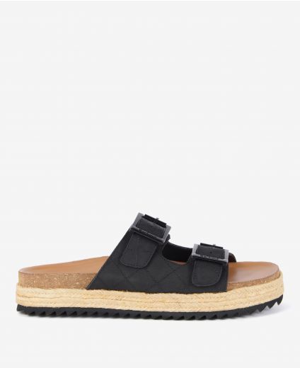 Barbour Pamela Diamond Quilted Sandals