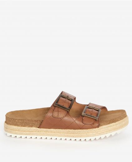Barbour Pamela Diamond Quilted Sandals