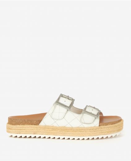 Barbour Pamela Diamond Quilted Sandals