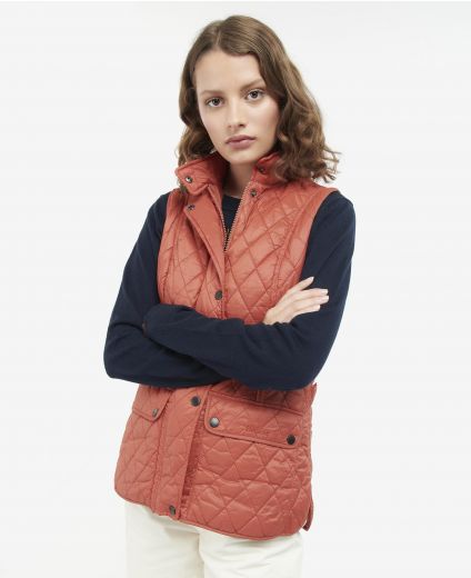 Barbour waistcoats Orange best sale