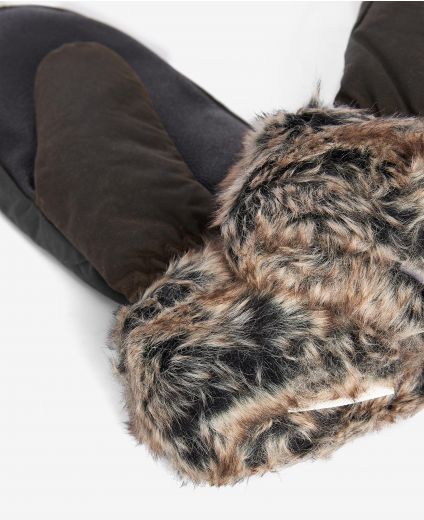 Barbour Wax Mittens