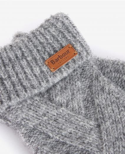 Barbour Dace Cable-Knit Gloves