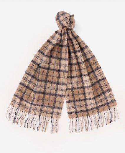 Barbour Wool Tartan Scarf & Glove Gift Set