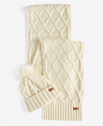 barbour ridley beanie and scarf