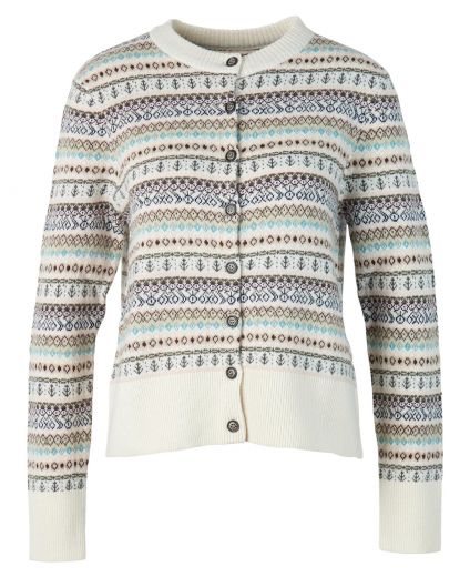 Cardigan in maglia Peak Barbour