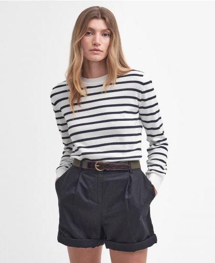 Ellewood Striped Crew Neck Jumper