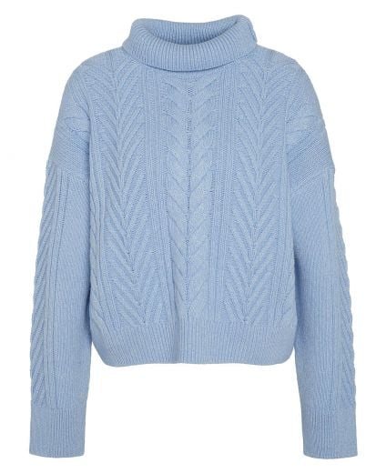 Beatrix Cable-Knit Rollneck Jumper