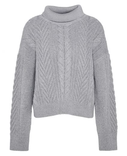 Beatrix Cable-Knit Rollneck Jumper
