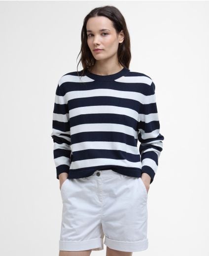 Bronya Striped Crew-Neck Jumper