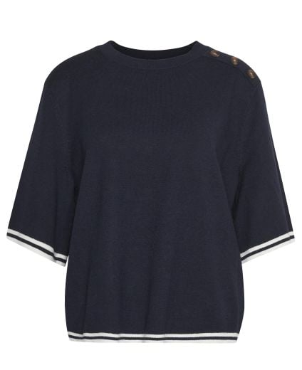Genevieve Crew Neck Short-Sleeved Jumper