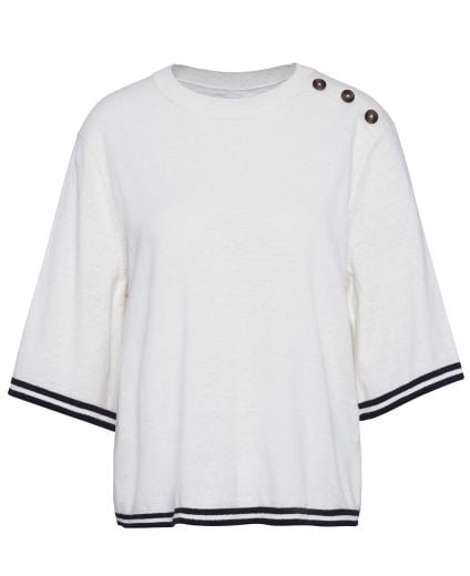 Genevieve Crew Neck Short-Sleeved Jumper