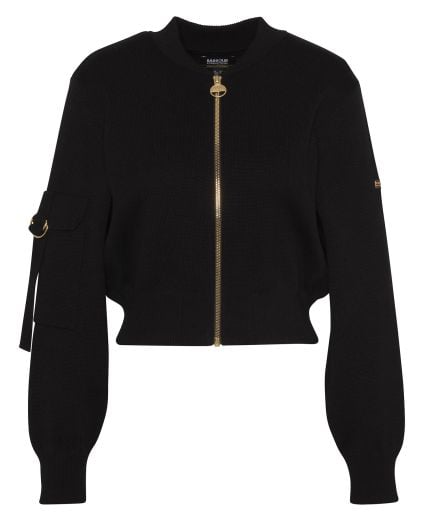 Priya Knitted Bomber Jacket
