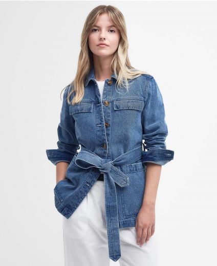 Overshirt in denim Macy