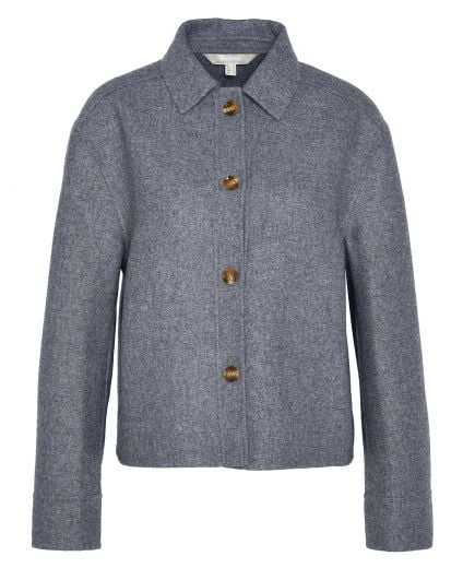 Overshirt Emery in misto lana