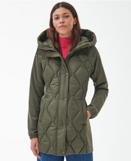 Barbour Breeze Quilted Sweater Jacket