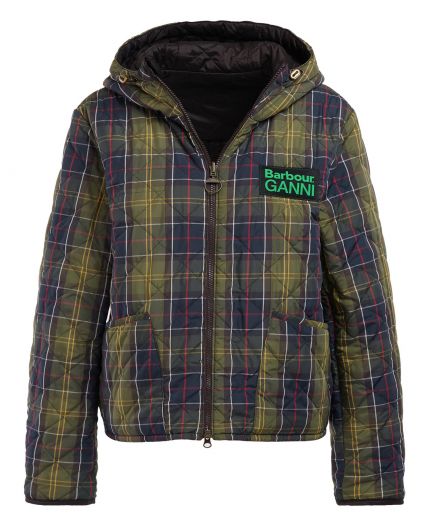 Barbour x GANNI Reversible Liddesdale Quilted Jacket