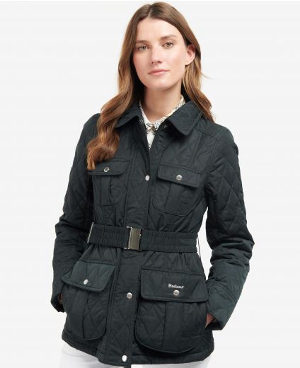 Barbour Belted Defence Quilted Jacket