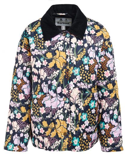 Barbour Printed Delphinium Quilted Jacket