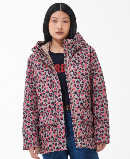 Barbour Printed Bracken Quilted Jacket