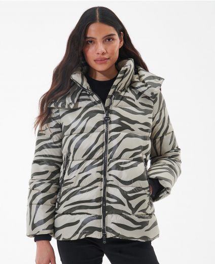 B.Intl Printed Chicago Quilted Jacket
