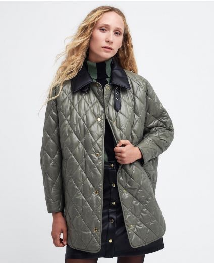 Barbour x House of Hackney Tolsford Quilted Cape