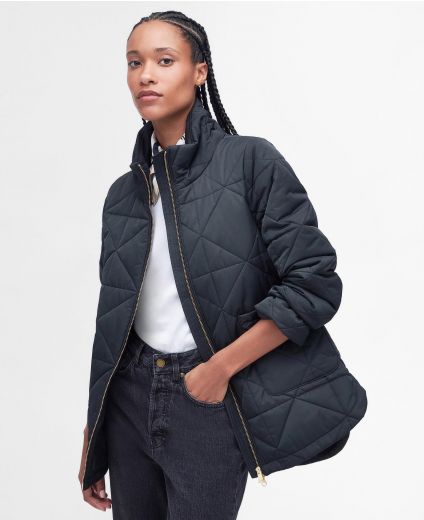 Barbour ladies puffer shop jacket