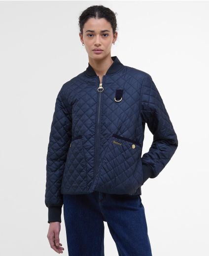 Reyna Quilted Bomber Jacket