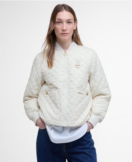 Reyna Quilted Bomber Jacket