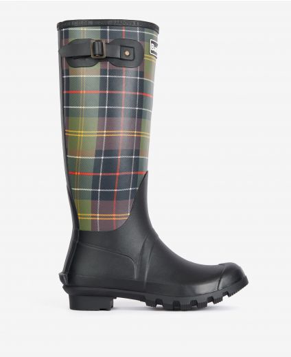 Barbour Tartan Bede Wellingtons