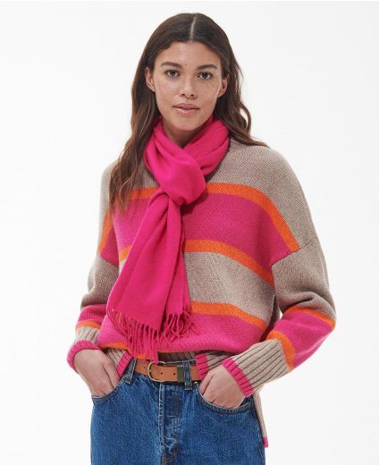 Barbour Sciarpa in lana d'agnello intrecciata