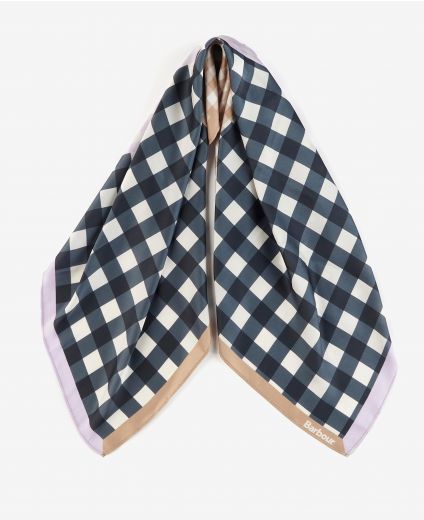 Barbour Darla Gingham Square Scarf