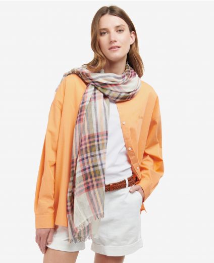 Barbour Summer Lonnen Checked Scarf