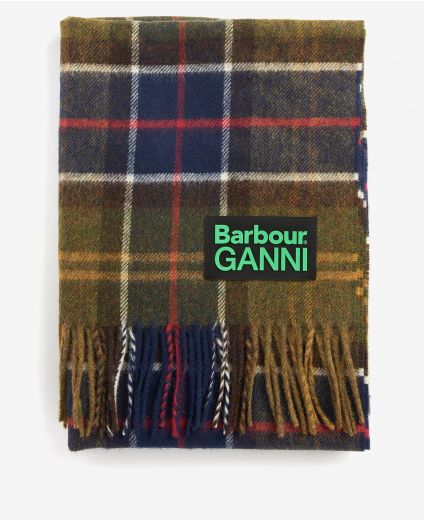 Barbour x GANNI Tartan Scarf