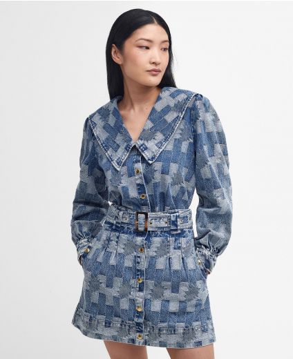 Bowhill Patchwork Denim Shirt