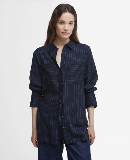 Bluse Carrie Relaxed Pinstripe