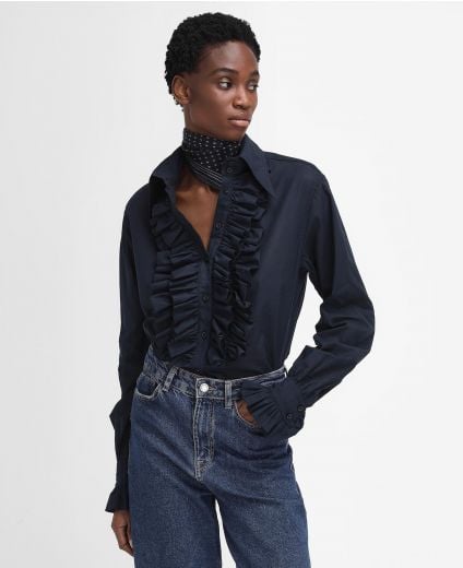 Barbour The Edit by Alexa Maximillian Ruffled Long-Sleeved Shirt