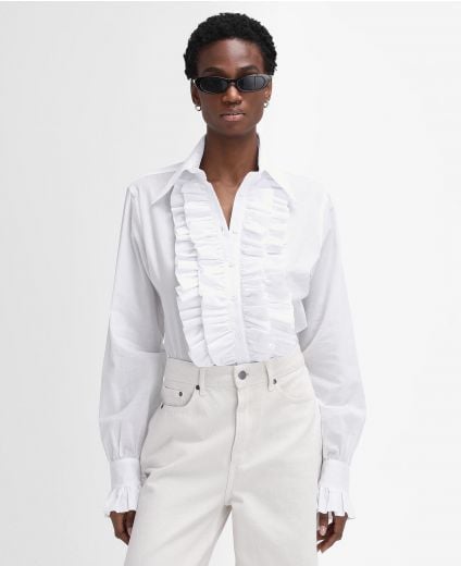 Barbour The Edit by Alexa Bluse Maximillian Ruffled