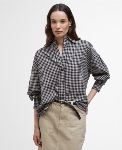 Adaline Gingham Long-Sleeved Shirt