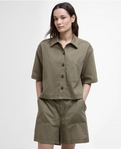 Hemd Cary Boxy Short-Sleeved