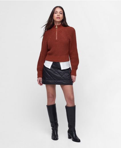 B.Intl Comet Quilted Mini Skirt